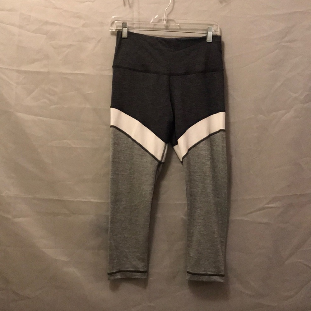 Silky grey workout leggings